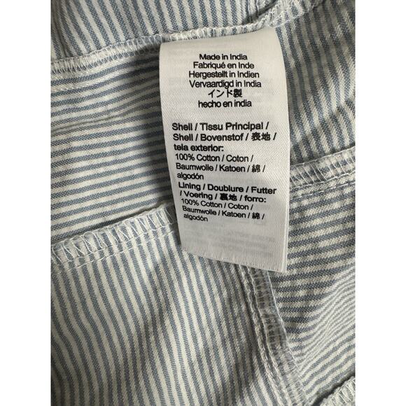 Madewell Cicely Tiered Midi Dress in Patchwork Blue Size 14 - Picture 9 of 10